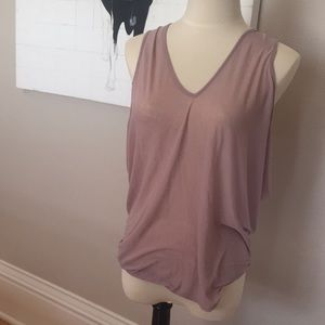 Helmut Lang blush polyester tank top P